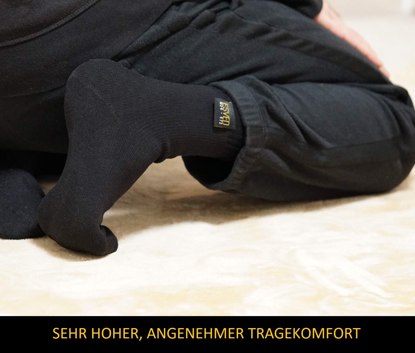 ESVED Mest Socken Wasserdicht & atmungsaktiv - Wudu Socks Abdest Erleichterung