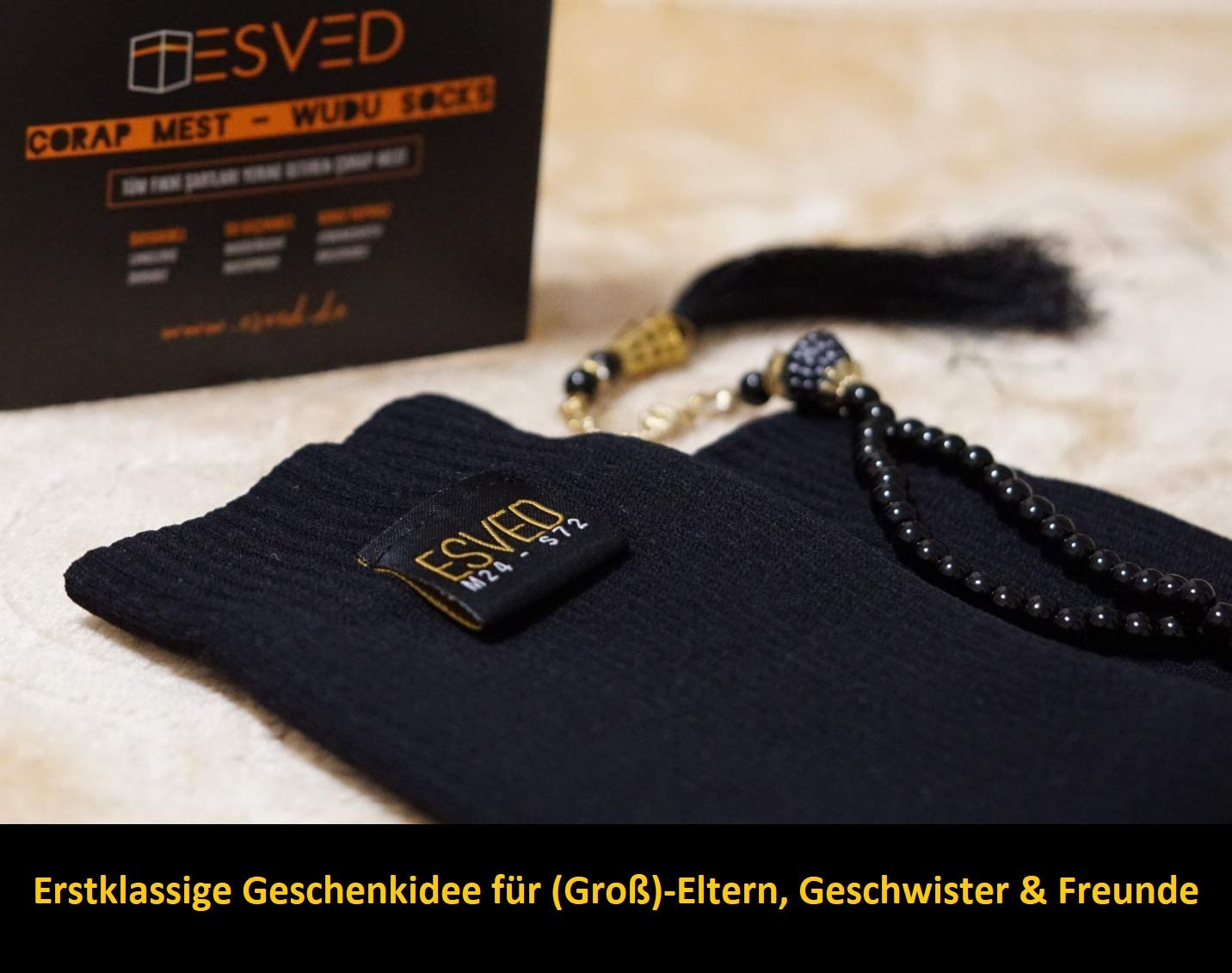 ESVED Mest Socken Wasserdicht & atmungsaktiv - Wudu Socks Abdest Erleichterung