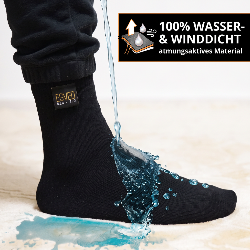 ESVED Mest Socken Wasserdicht & atmungsaktiv - Wudu Socks Abdest Erleichterung